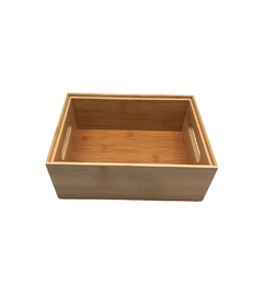 Caixa de Bambu - Porta-fraldas - KITCUTI BABY DECOR