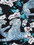 leopardo y rosas chinas