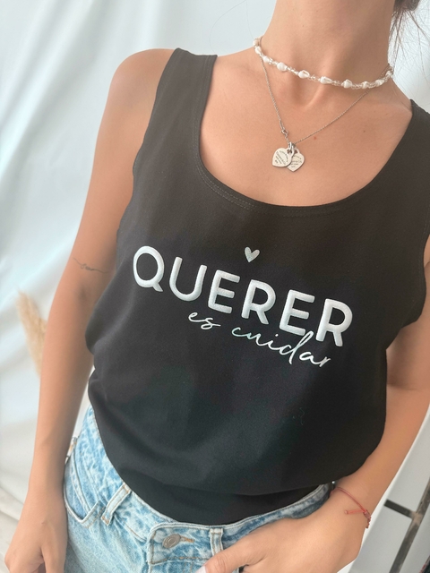 Musculosa BÁSICA - QUERER ES CUIDAR