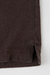 REMERA BASIC CROP WASHED CHOCO - bernardes