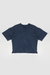 REMERA BASIC CROP WASHED AZUL - comprar online