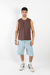 MUSCULOSA COTTON BOXY CHOCO - bernardes