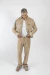 CAMISACO CROP CORDEROY BEIGE en internet