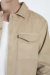 CAMISACO CROP CORDEROY BEIGE - bernardes