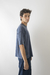 REMERA BASIC CROP WASHED AZUL - bernardes