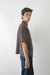 REMERA BASIC CROP WASHED CHOCO - bernardes