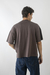 REMERA BASIC CROP WASHED CHOCO - tienda online