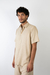 CAMISA LINUM M/C BEIGE en internet