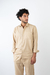 CAMISA LINUM M/L BEIGE - comprar online
