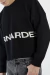 SWEATER CROP BND NEGRO