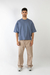 REMERA BASIC CROP AZUL