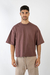 REMERA BASIC CROP CHOCOLATE - comprar online