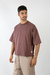 REMERA BASIC CROP CHOCOLATE en internet
