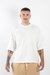 REMERA BOXY CROP CRUDO