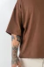 REMERA BOXY CROP CHOCOLATE - comprar online