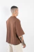 REMERA BOXY CROP CHOCOLATE - bernardes