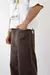 JEAN BAGGY BELT MARRON - tienda online