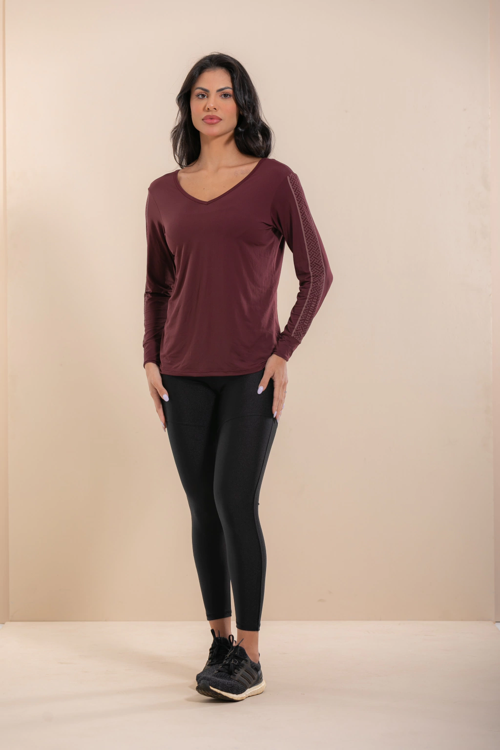 BLUSA MANGA LONGA DRY VINHO BAROLO