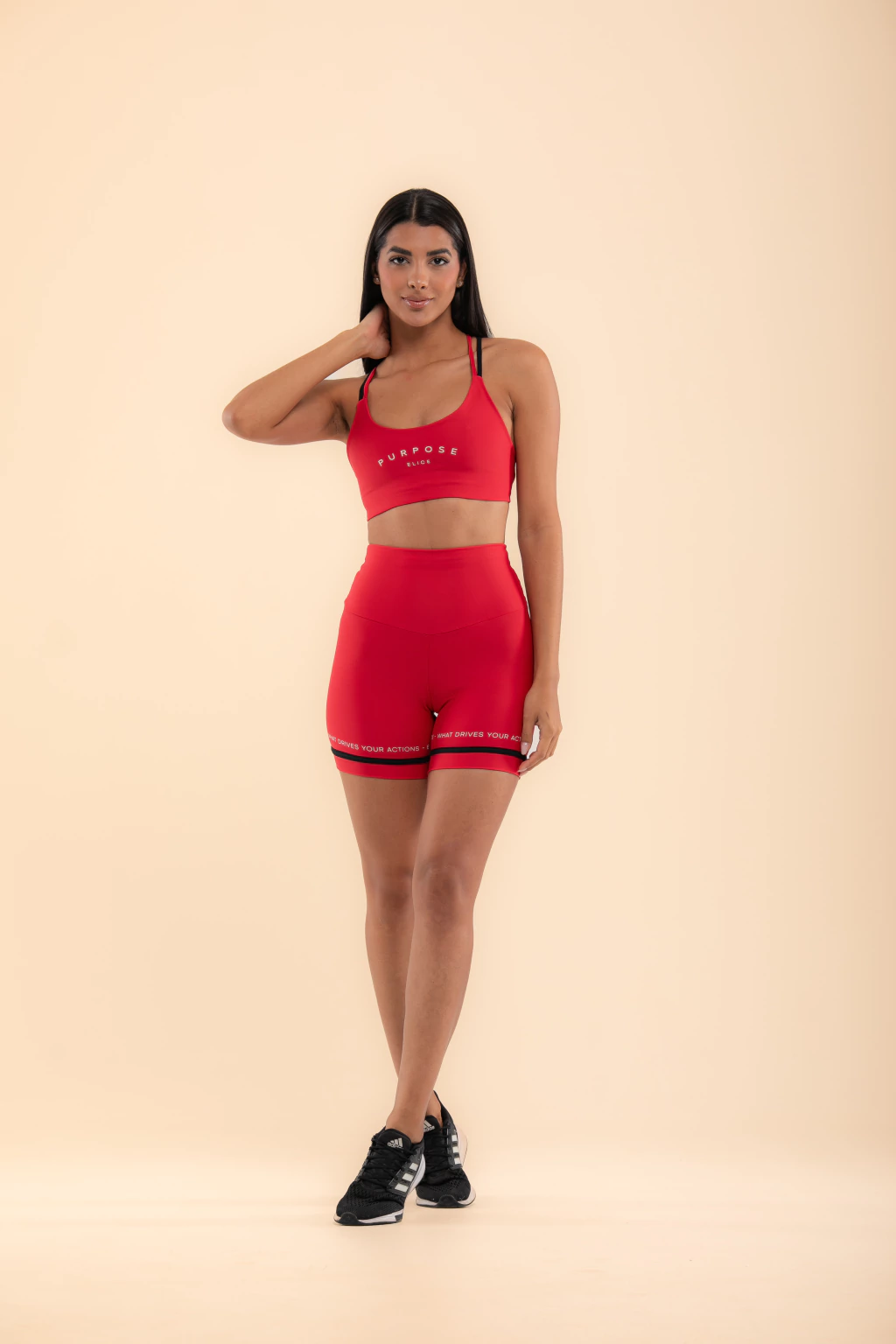 CONJUNTO SHORT BOLD - VERMELHO MALAGUETA