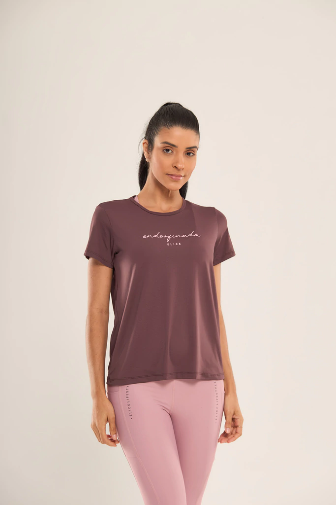 TSHIRT ENDORFINADA - ÉBANO