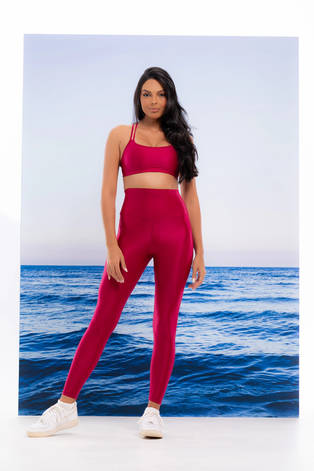 CONJUNTO LEGGING SLIM ROSA DESEJO