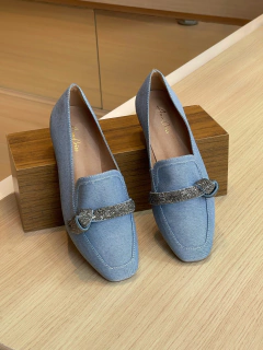 Mocassim Jeans Ref: 11.66.377 - Leiam a descrição - comprar online