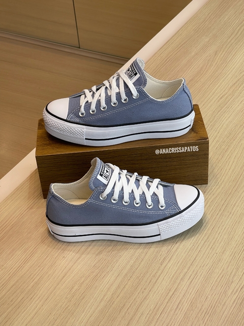Converse All Star Chuck Taylor Lift Seasonal Azul Pedra CT 0963 0053