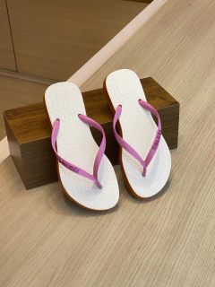 Colcci Chinelo Rio Branco Off/Laranja