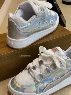 Sneaker Schutz Tênis Sicily Prata Holográfico S20672 0039 0001U na internet