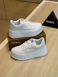 Schutz Sneaker Tênis Branco Plataforma S21754 0001 0001U