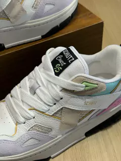 Schutz Sneaker Court 95 Tênis Branco/Multicor S22127 0001 0003U - comprar online