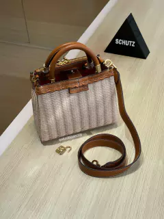 Schutz Bolsa Palha Couro Marrom S50011 4691 0002U