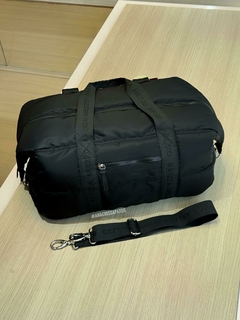 Brizza Arezzo Bolsa Nylon Grande Preta Z19542 0003 0001U