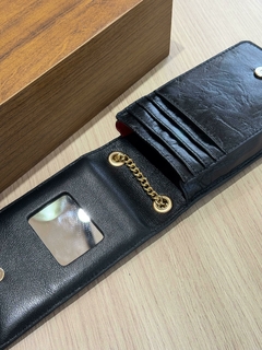 Schutz Bolsa Porta Celular Hoover Couro Preto na internet