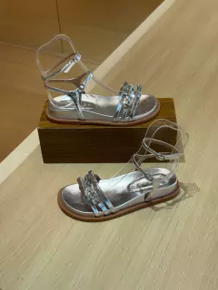 Vicenza Birken Prata Couro Nobre Glitz VCZ