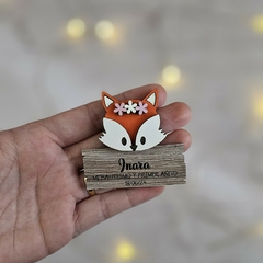 souvenir zorrito con cartel