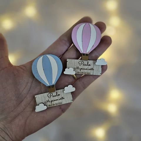 Souvenir Globo Aerostatico con Cartel