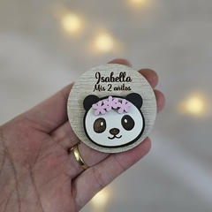 Llaveros Pandas con flores en internet