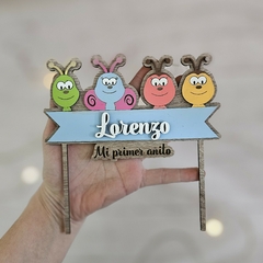 Topper de torta Bichikids