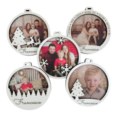 Bolitas de Navidad Personalizadas con foto