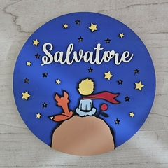 Cartel de nacimiento con luz - Principito 2 - comprar online
