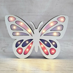 Lampara led mariposa 10 leds