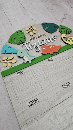 Tablon primer añito - Dinosaurios
