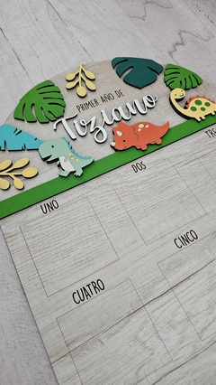 Tablon primer añito - Dinosaurios - tienda online