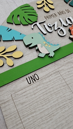 Tablon primer añito - Dinosaurios en internet