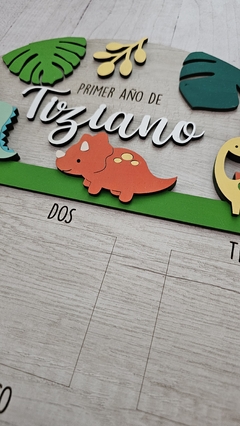 Imagen de Tablon primer añito - Dinosaurios
