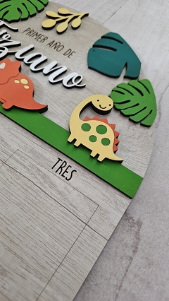Tablon primer añito - Dinosaurios - Moor Deco