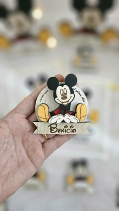 Souvenirs mickey banderin grabado - comprar online