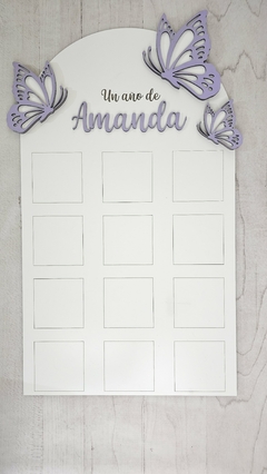 Tablon primer añito Mariposas - comprar online