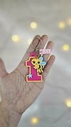 Llaveros Impresion 3d abejita chiquitita plim plim borde amarillo - comprar online